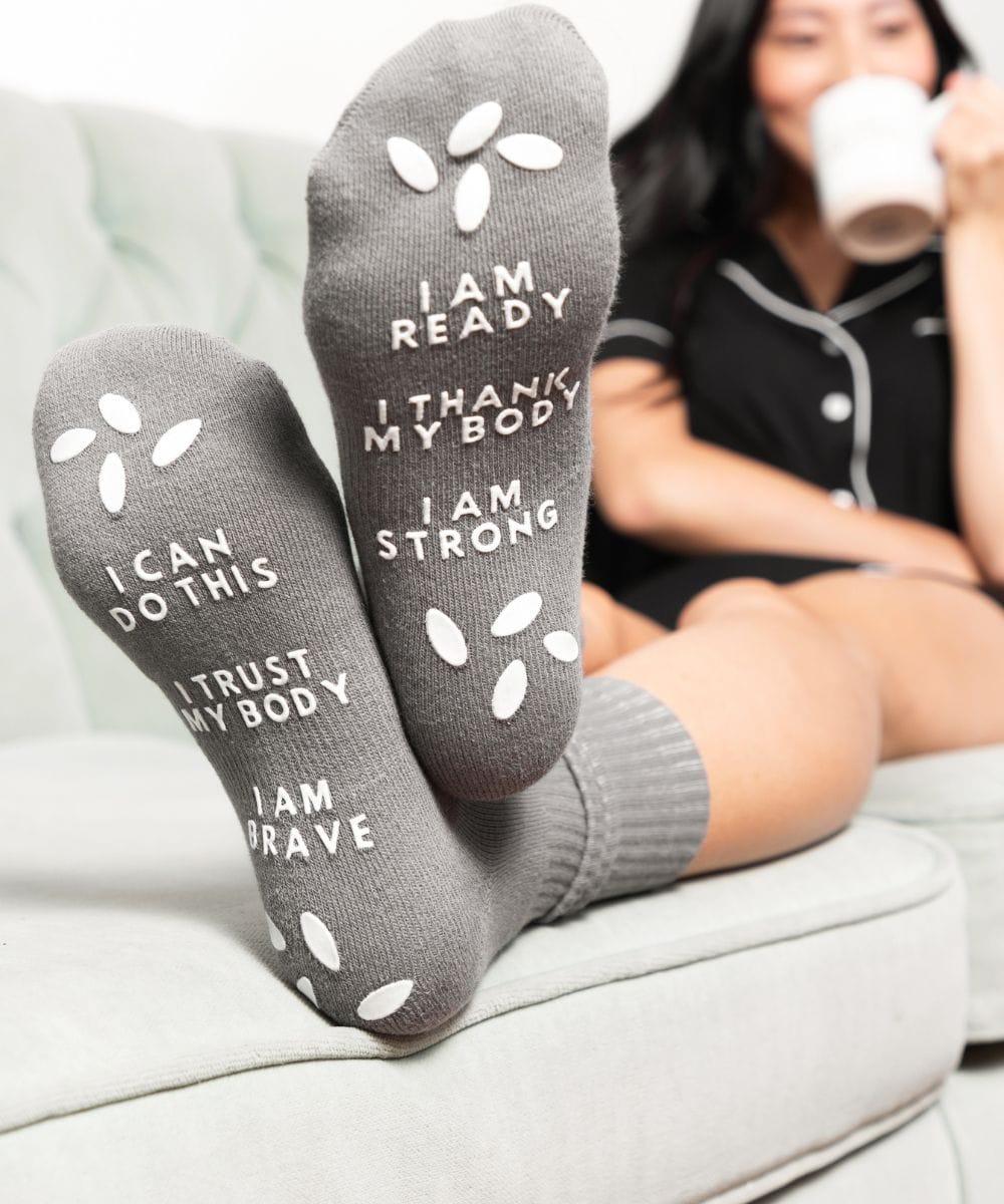 Birthing Affirmation Hospital Socks-1