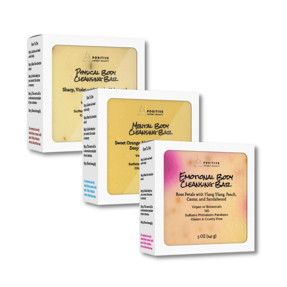 Positive Intent Beauty Cleansing Bar 3 Pack-0
